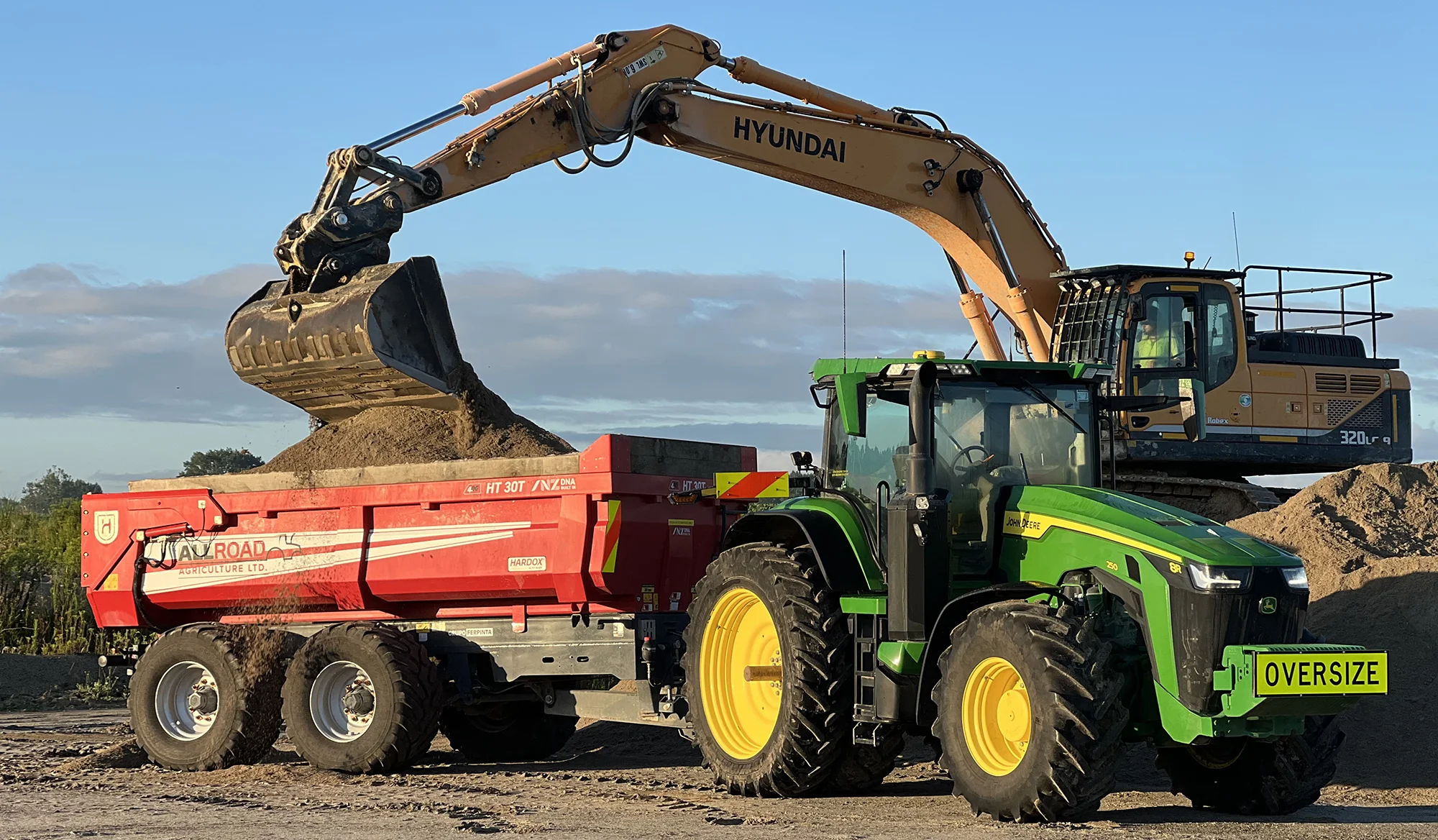 Allroad Agriculture earthmoving banner